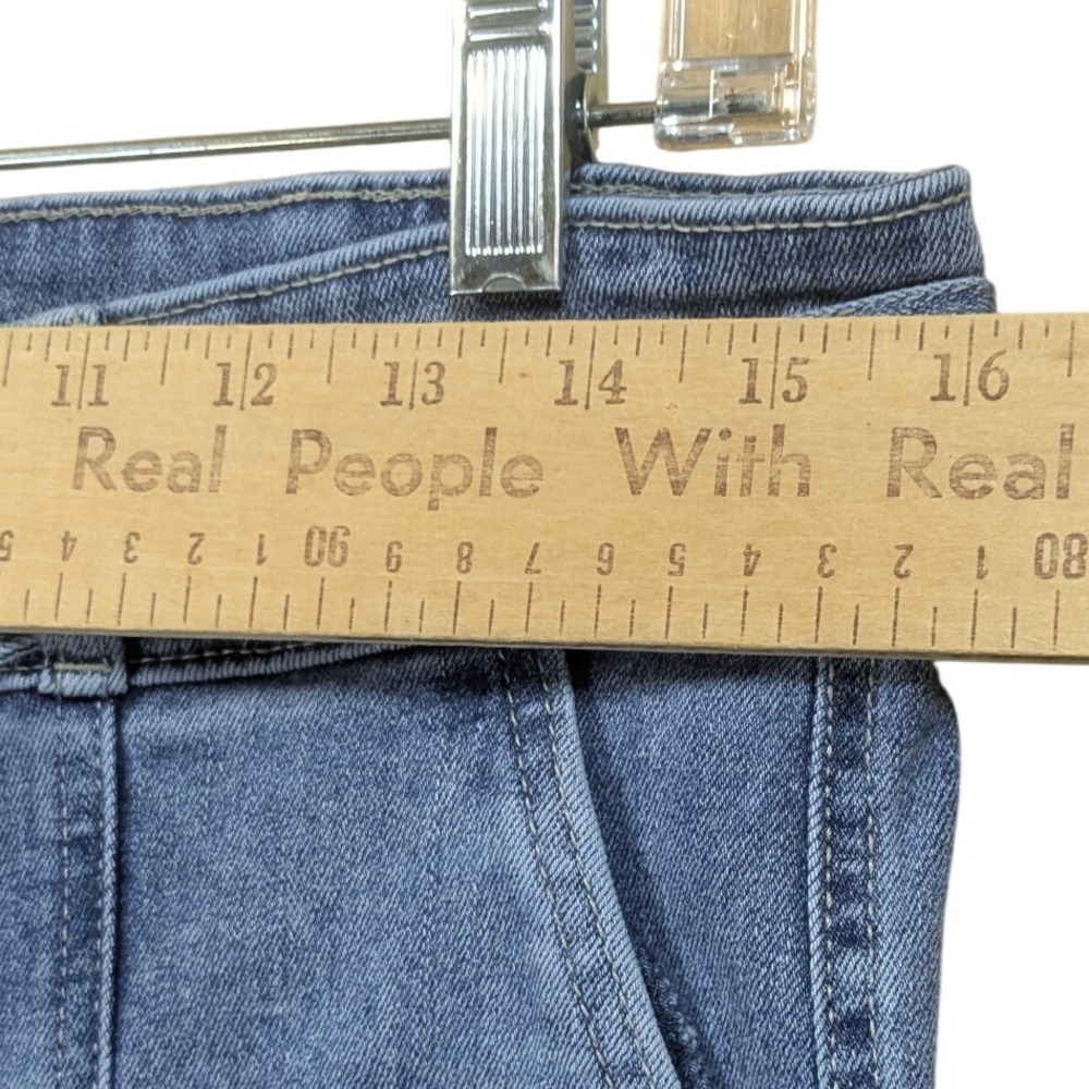 Hudson Los Angeles Denim Wide Leg Jeans High Rise Tie Waist Women's 10 - Picture 6 of 8